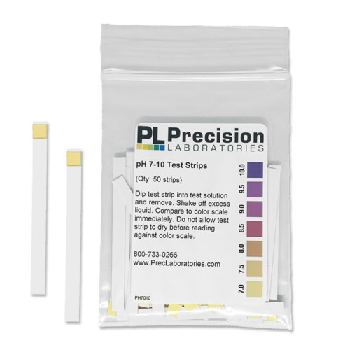 pH 7-10 test strips, pH test strips, alkaline pH test strips