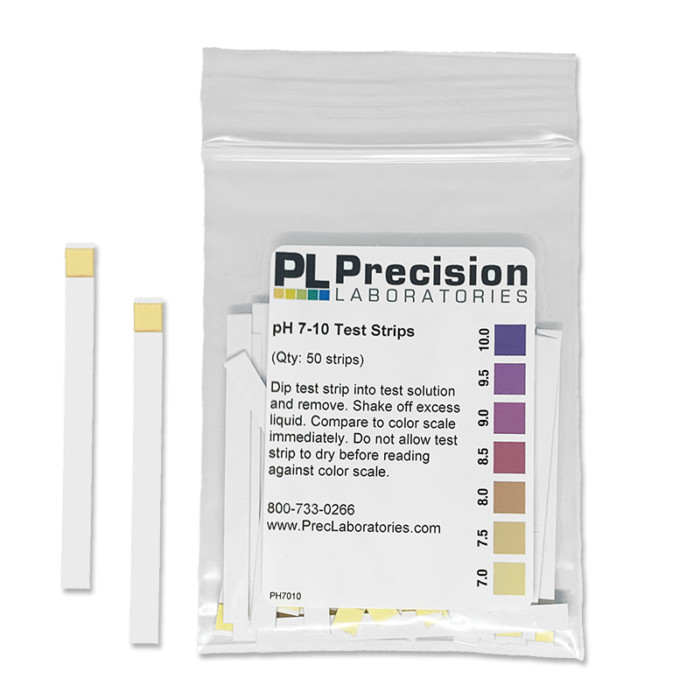 pH 7-10 test strips, pH test strips, alkaline pH test strips