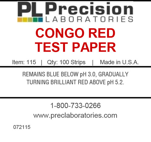 Congo Red Test Paper, congo red, congo red test papers, pH test paper