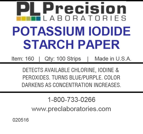 Iodine Color Chart