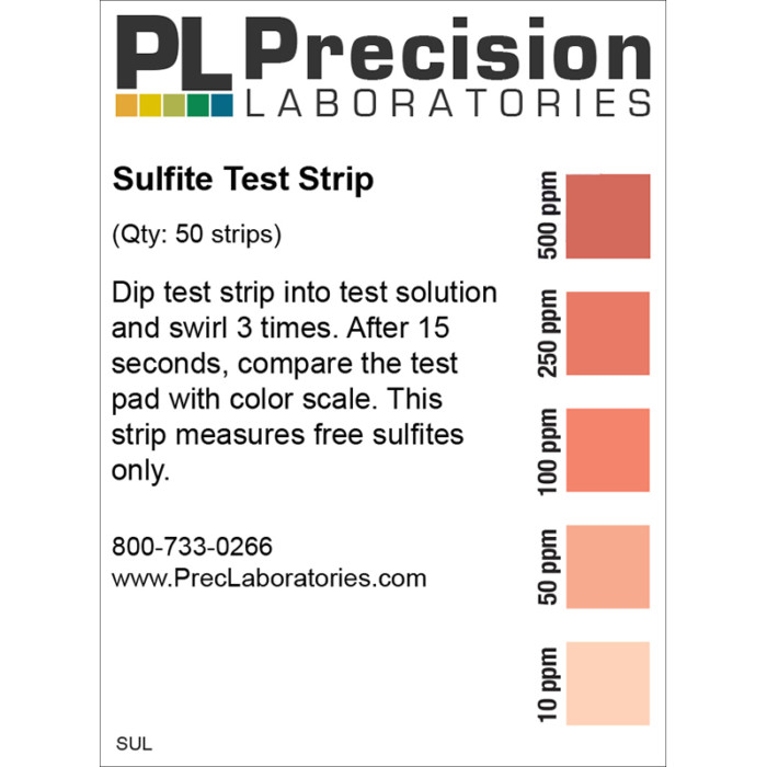 sulfite test strips