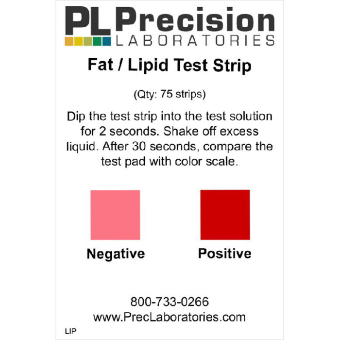 lipid test strips, fat test strips